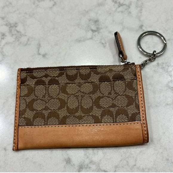 Vintage Coach Mini Shoulder Bag with wallet Y2K Coach mini baguette - Picture 5 of 6